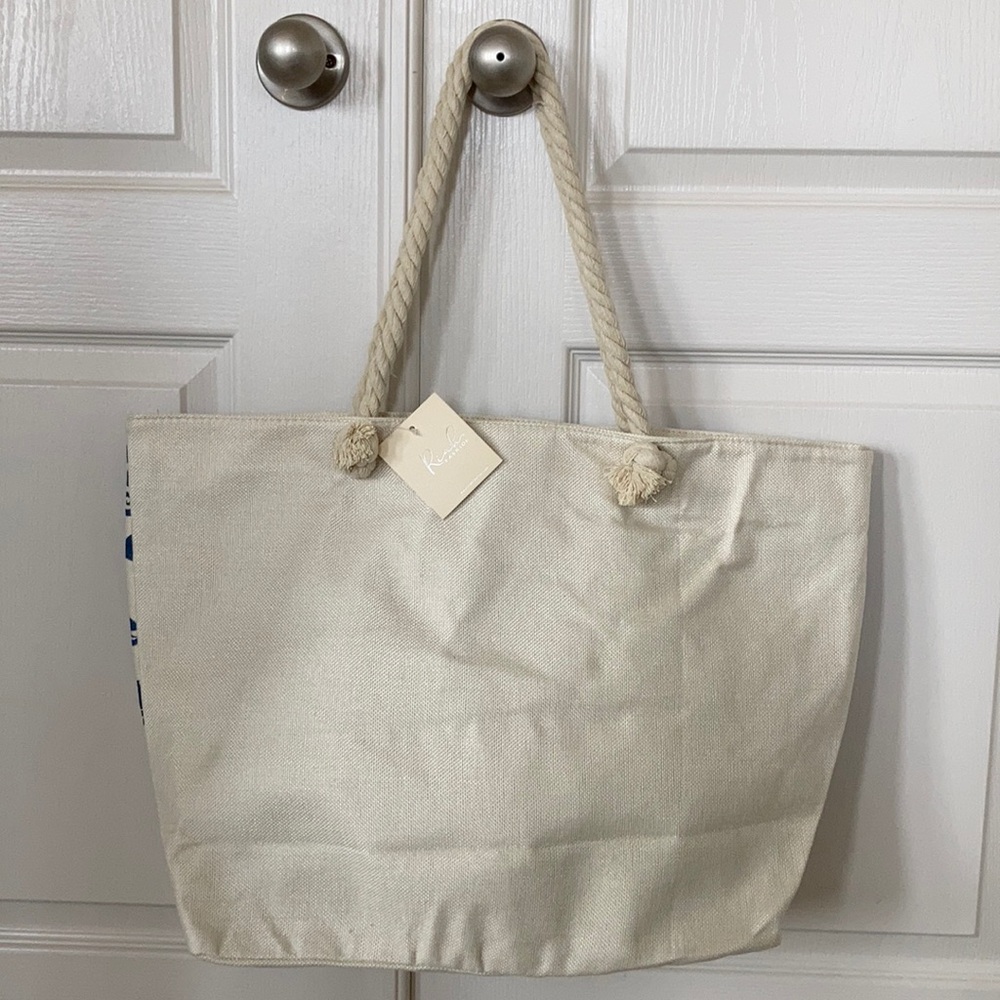 Jumbo Marine Life Beach Tote - Picture 7 of 8